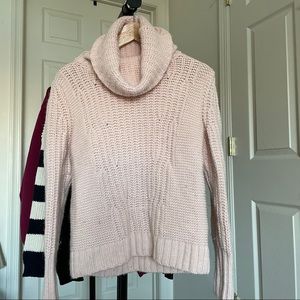 banana republic pink knitted sweater